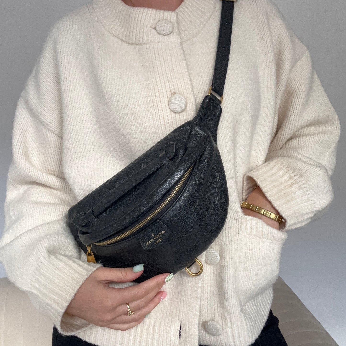 Louis Vuitton Bumbag Black Empreinte CA4199 - 2019