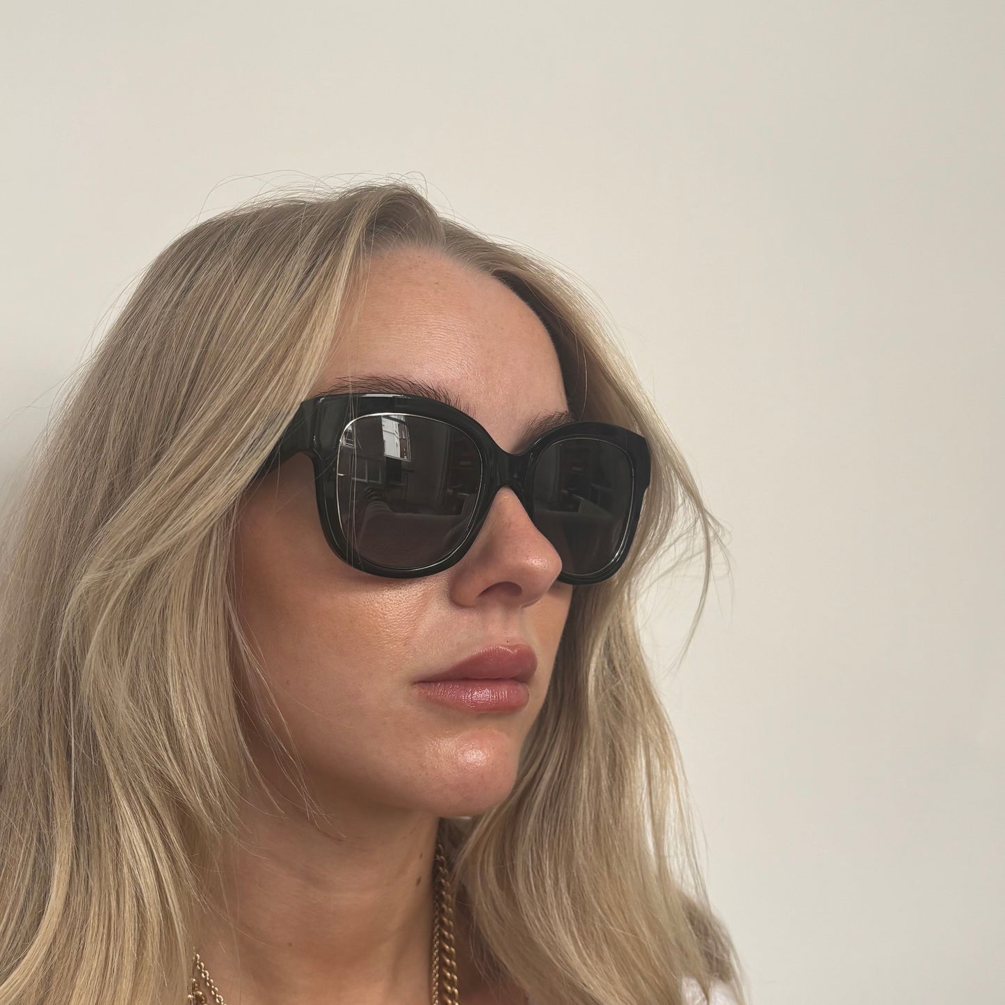 Dior VeryDior1N Sunglasses Black Cnanage Arm