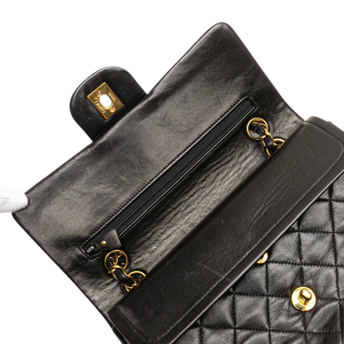 Small Classic Lambskin Double Flap Image# 9