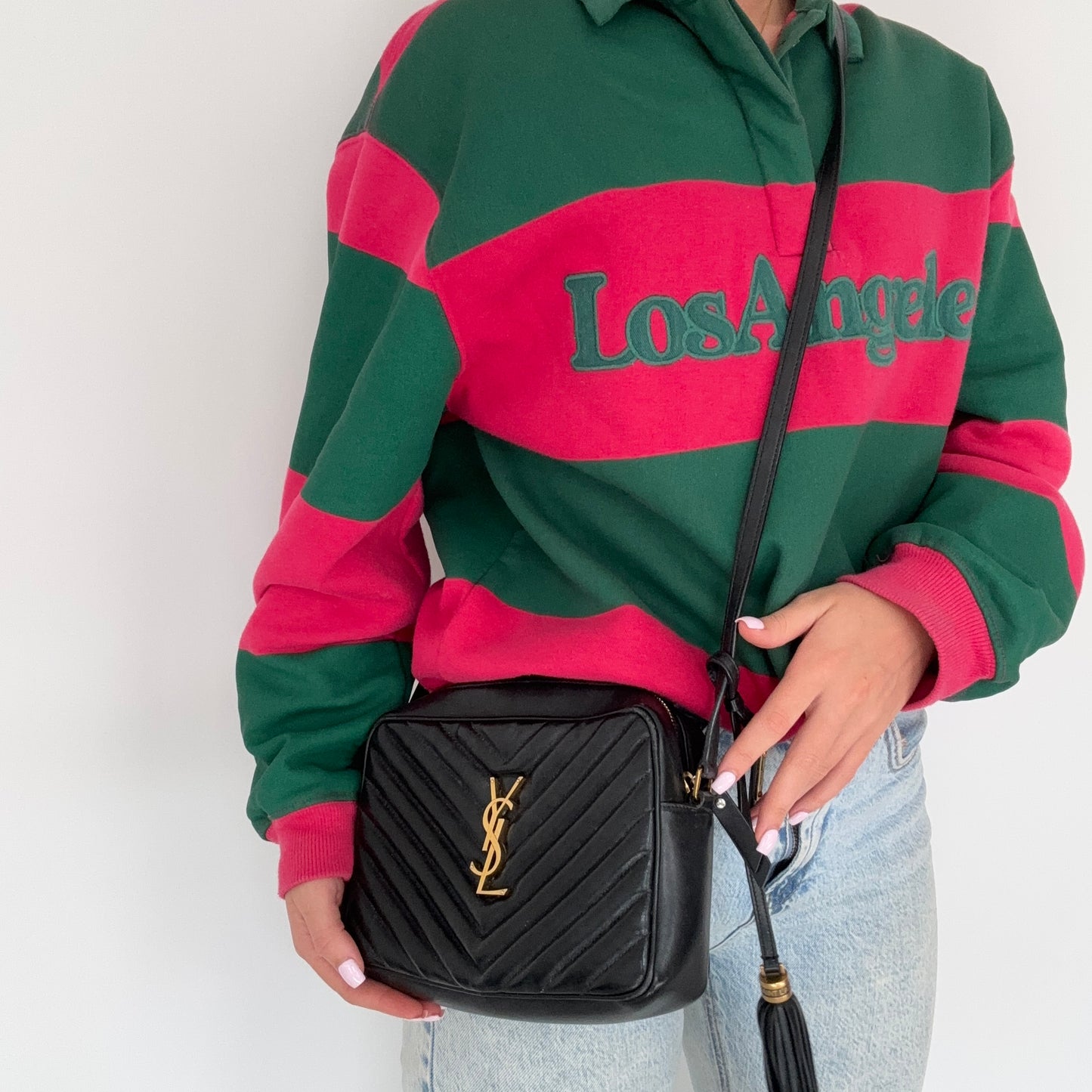 Saint Laurent Lou Camera Bag Black GHW 2019