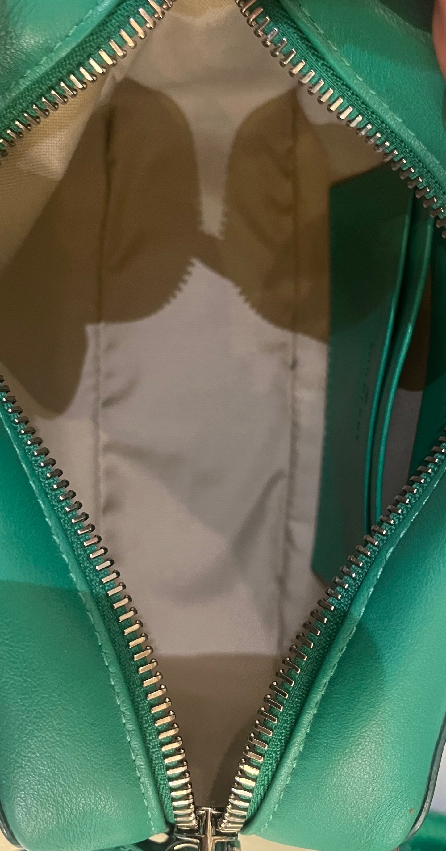 Mulberry Green Perforated Logo Mini Camera Bag