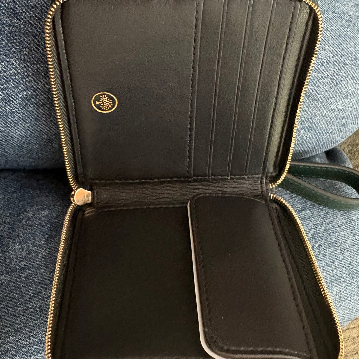 Mulberry Billie Zip Purse Mulberry Green