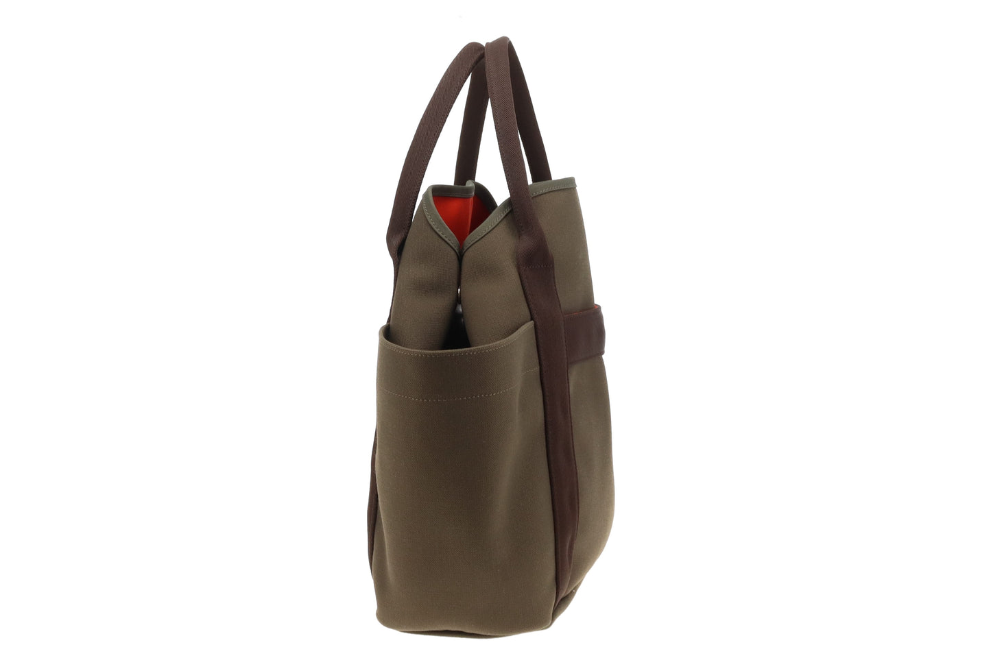 Hermes Khaki Sac de Pansage Groom Tote Bag 2017