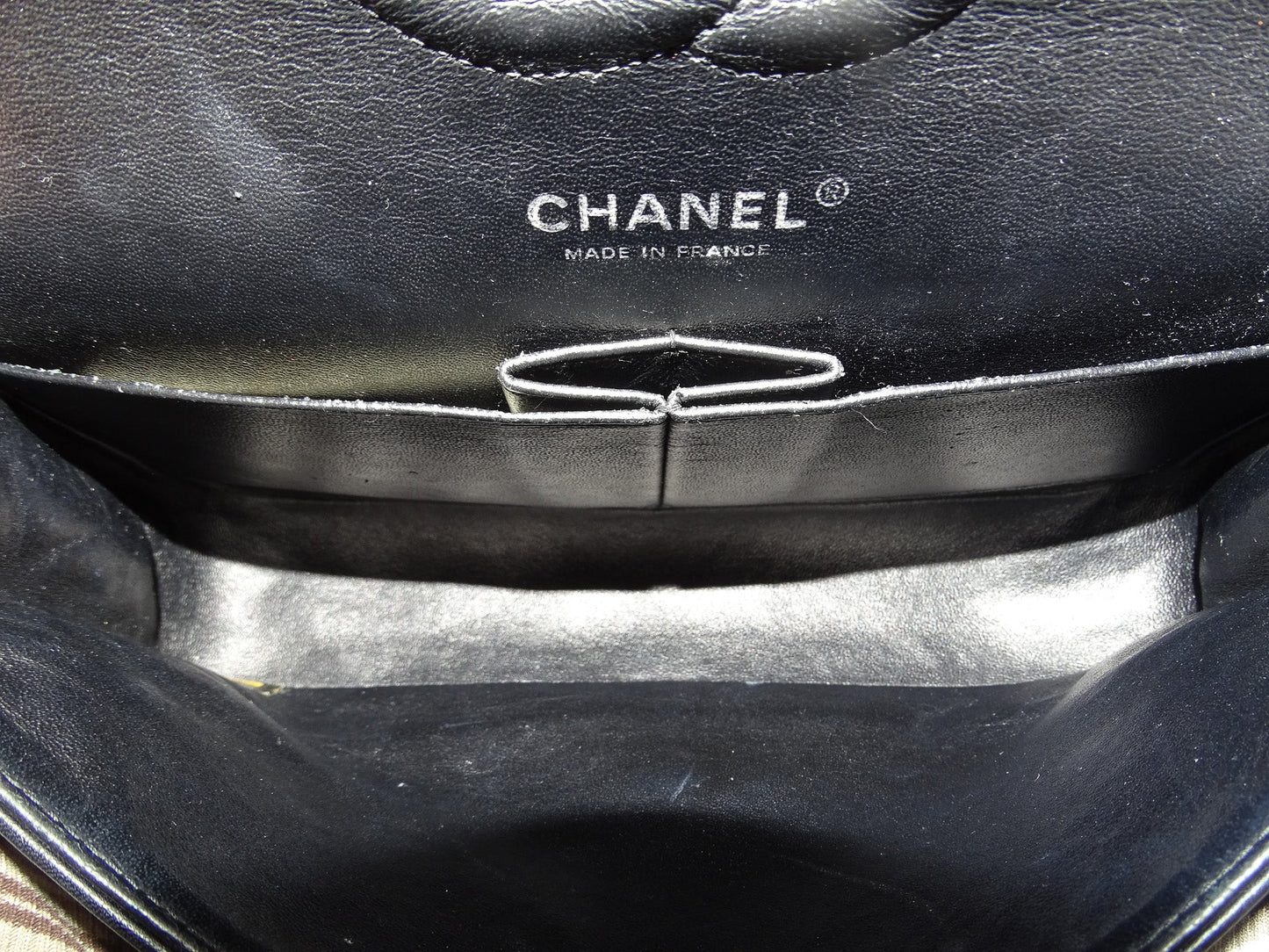 Chanel Classic Double Flap Black Medium In Patent Leather 2014