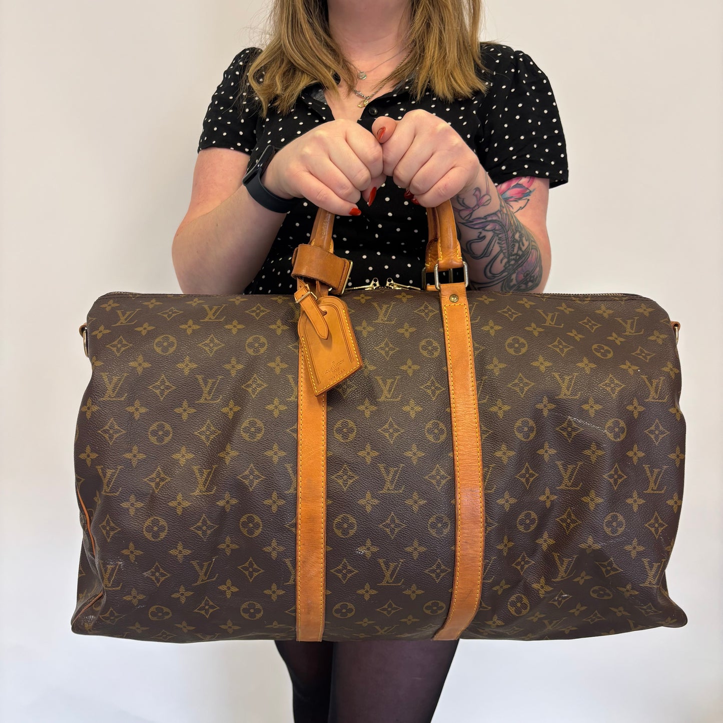 Louis Vuitton Keepall 55 Vintage SD1913 (No Bandouliere Strap)