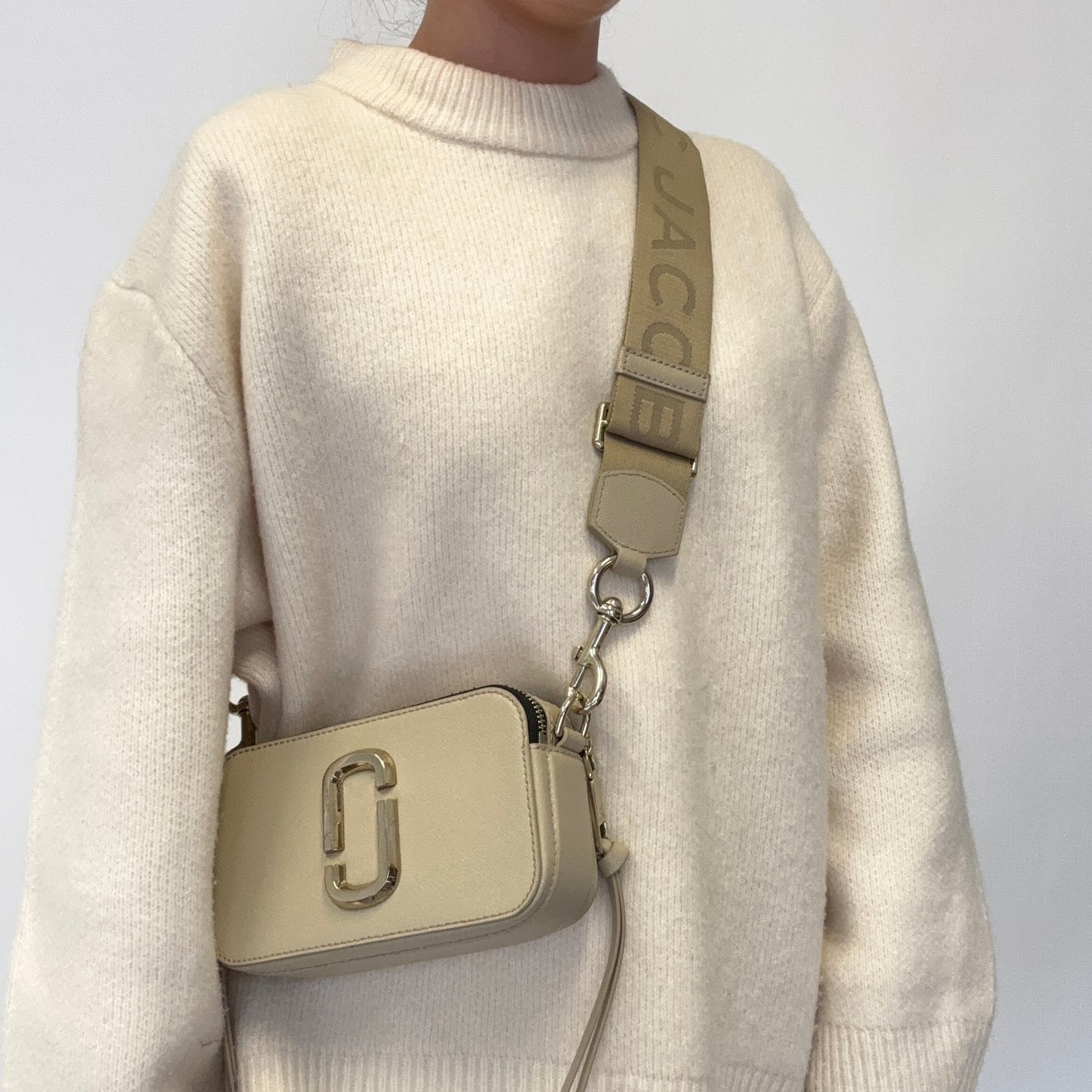 Marc Jacobs Snapshot Beige GHW