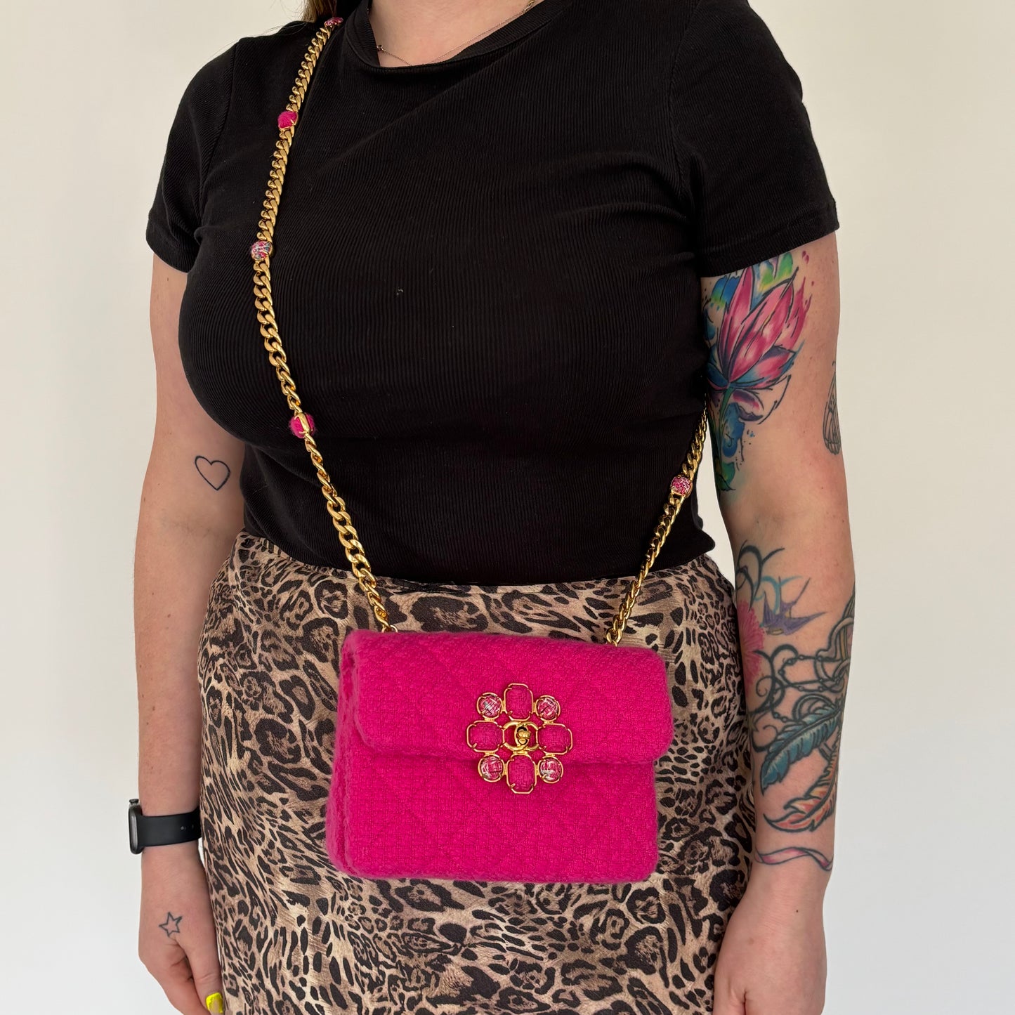 Chanel Fall 2022 Tweed Cashmere Mini Flap