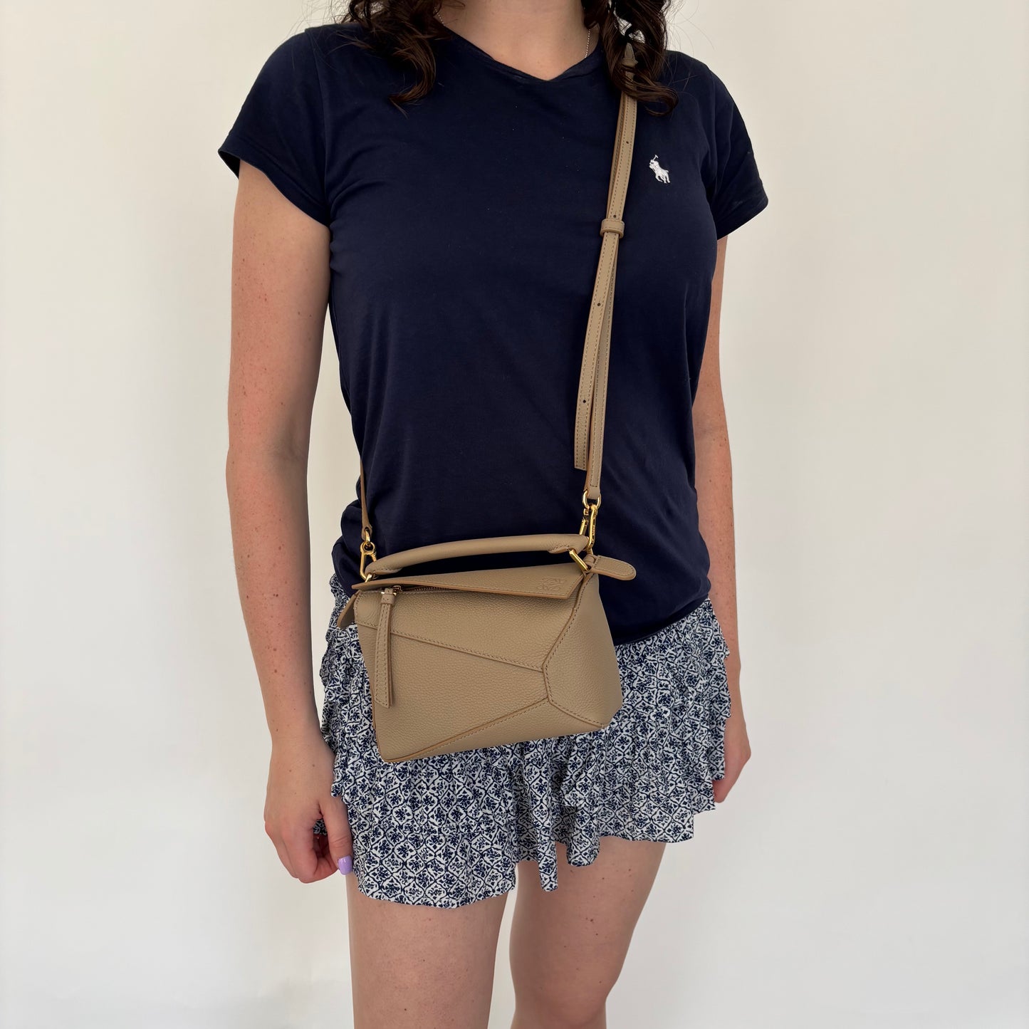 Loewe Puzzle Edge Mini Bag Sand