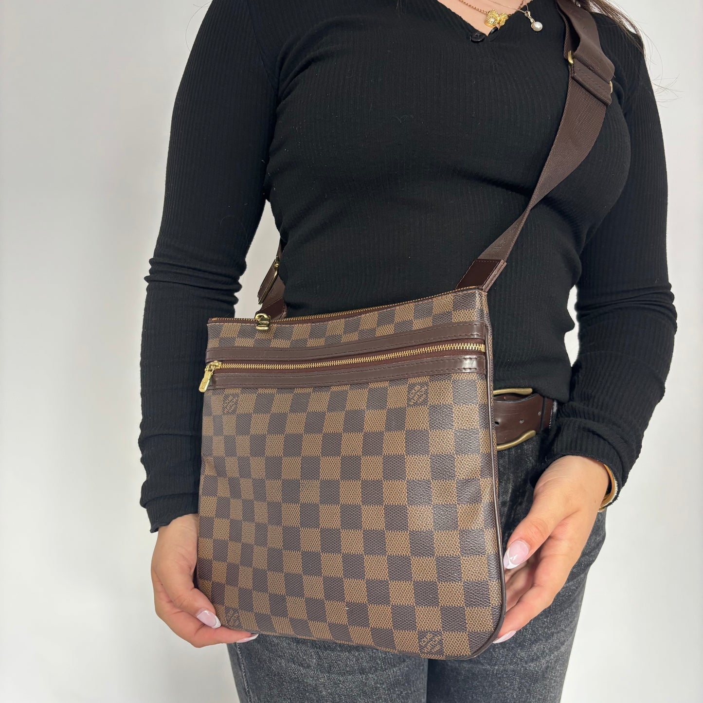 Louis Vuitton Bosphore PM Damier Ebene MI5008