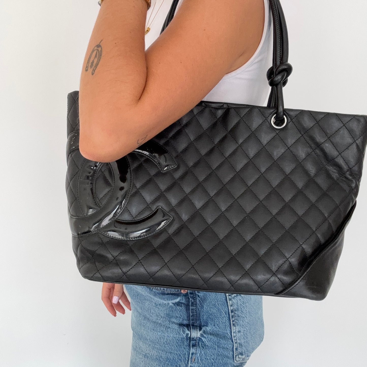 Chanel Cambon Tote Black on Black 2008/09