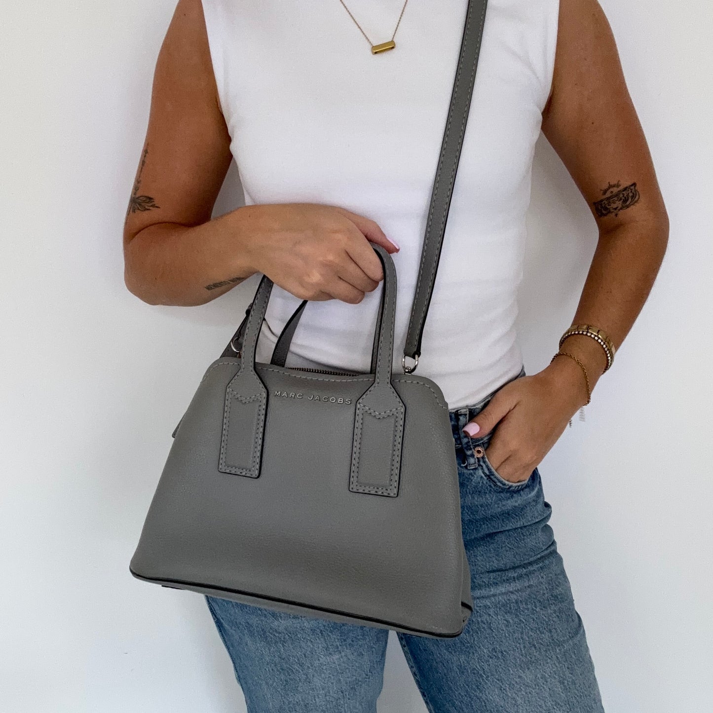 Marc Jacobs The Editor Small Tote Grey