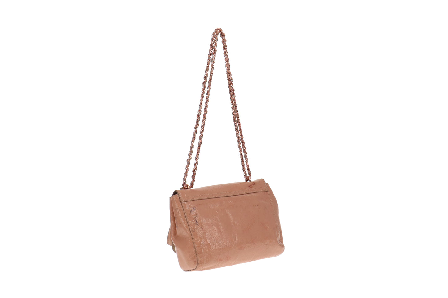 Mulberry Wrinkled Patent Plaster Pink Lily