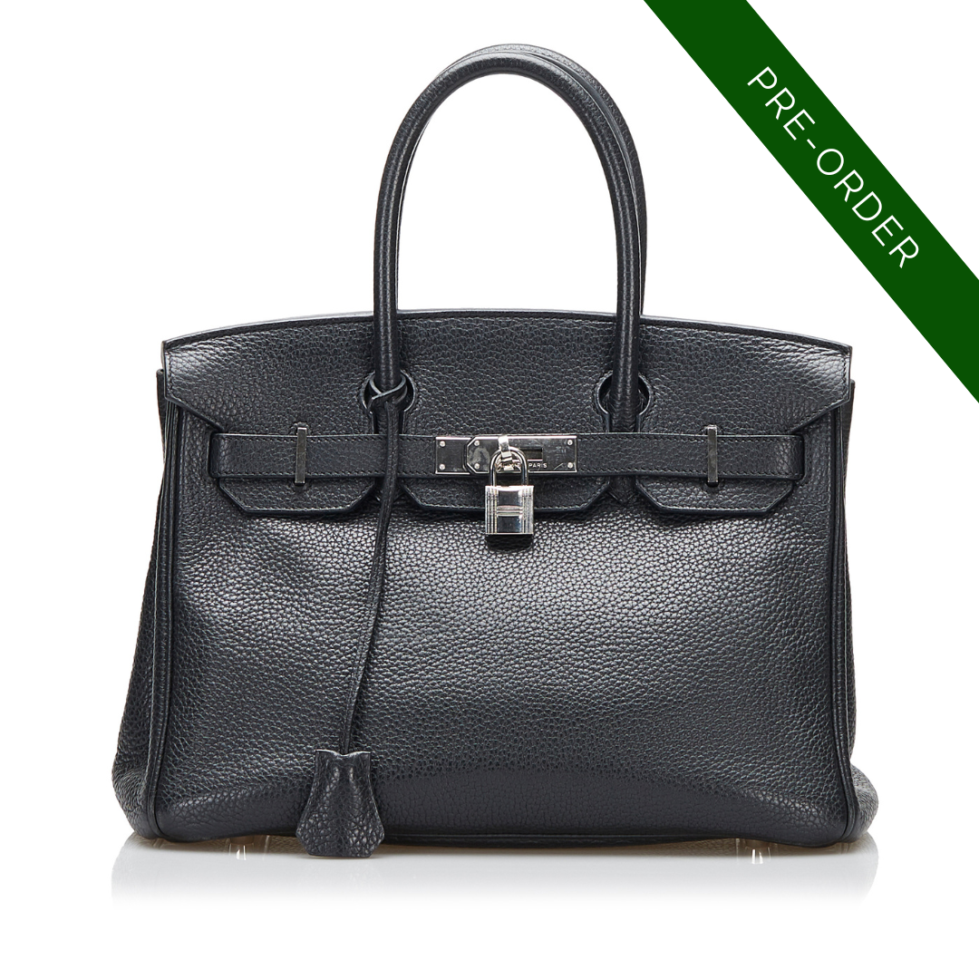 Hermes Black Clemence Birkin 30 (Pre-Order Only)
