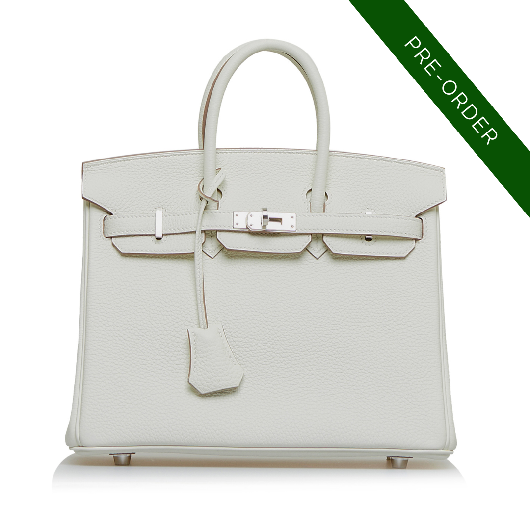 Hermes 2022 Togo Birkin 25 White (Pristine) (Pre-Order Only)