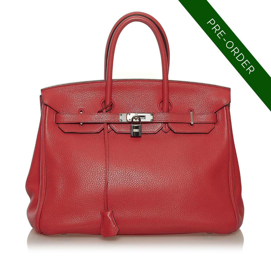 Hermes Rouge Vif Clemence Birkin 35 (Pre-Order Only)