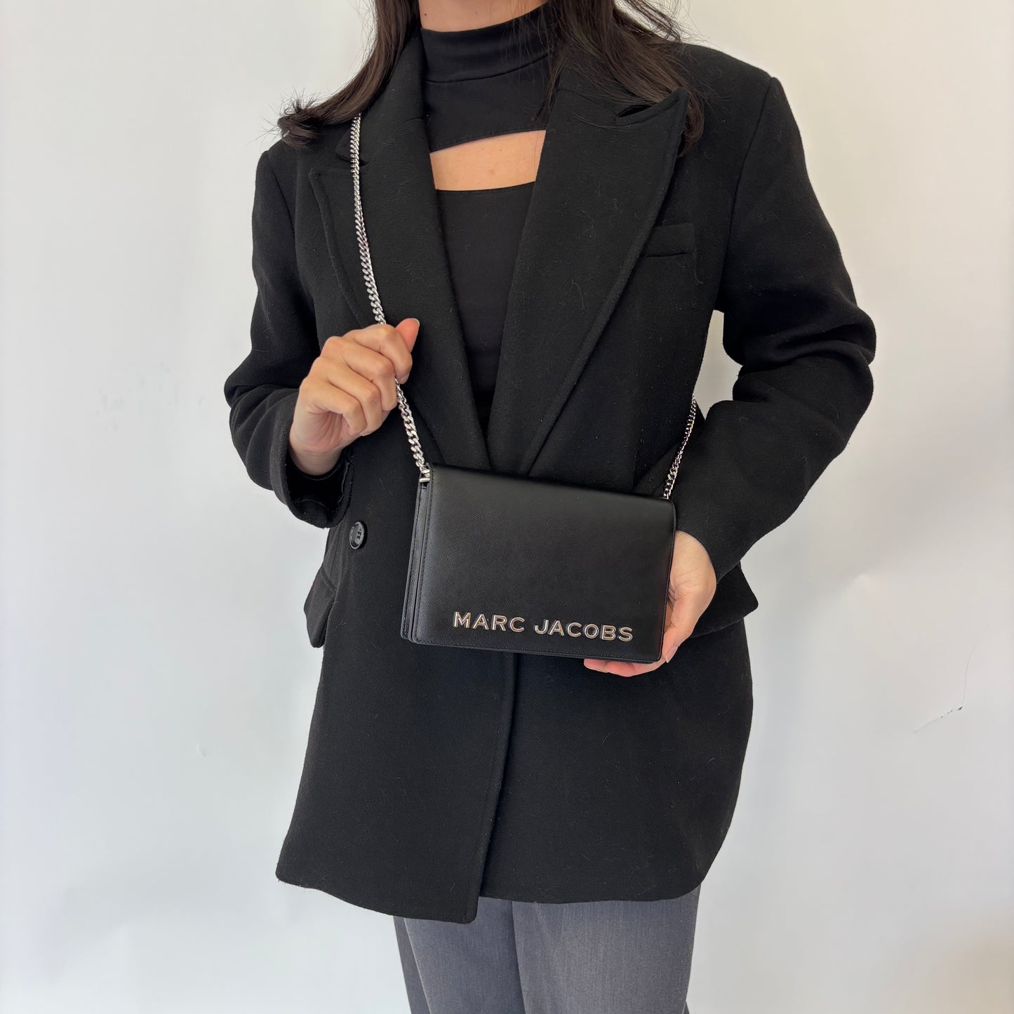 Marc Jacobs Black Party Wallet on a Chain