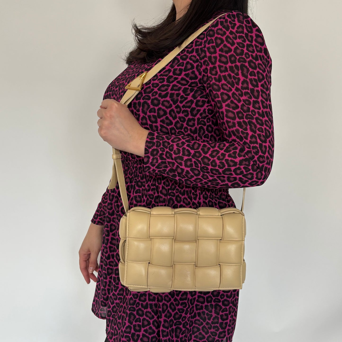 Bottega Veneta Cream Padded Cassette