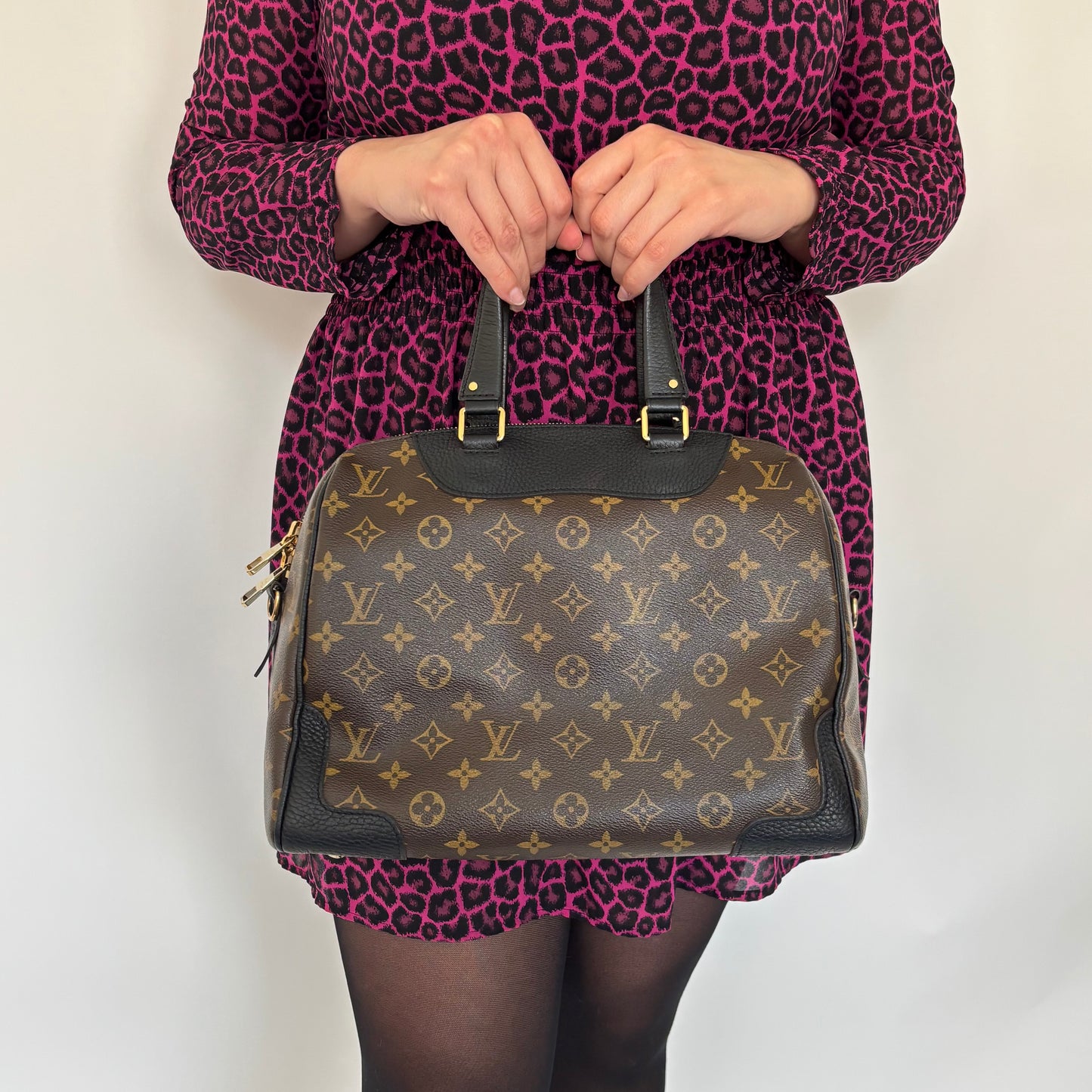 Louis Vuitton Monogram and Noir Retiro TJ0145 - 2015