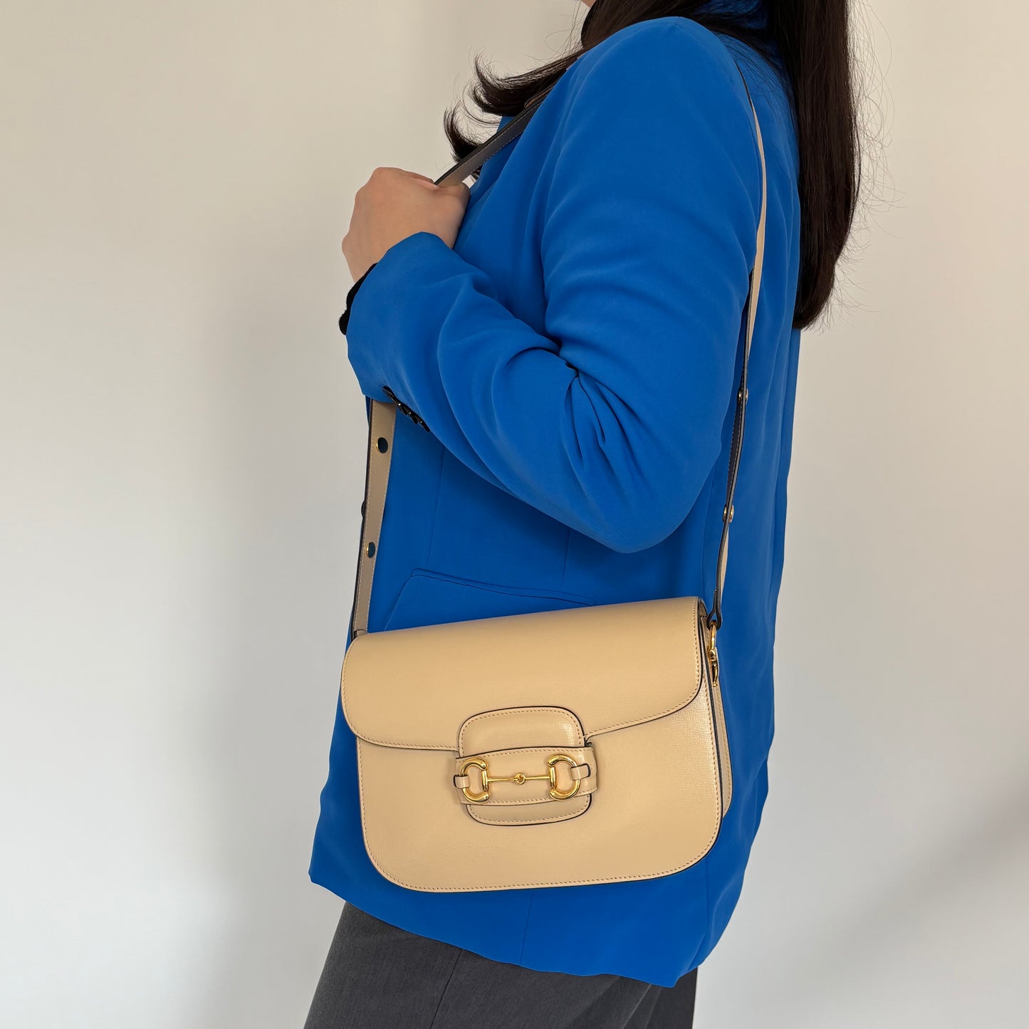 Gucci Bubble Tea Horsebit 1955 Shoulder Bag