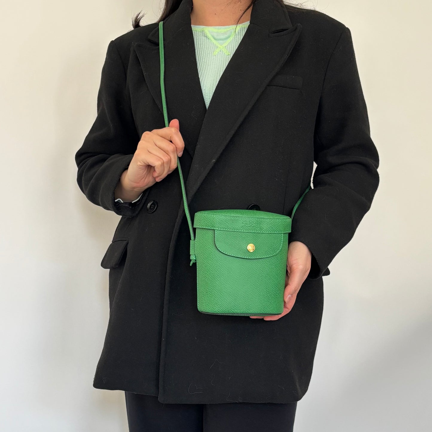 Longchamp Green Epure XS Crossbody