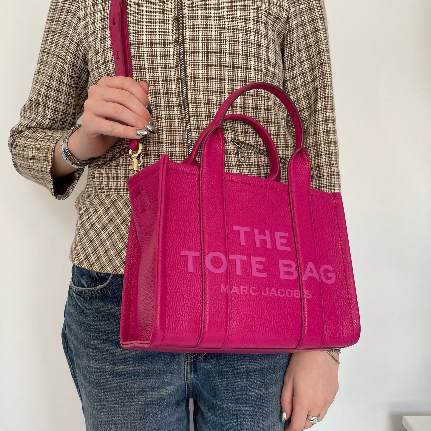 Marc Jacobs The Tote Bag Small Lipstick Pink