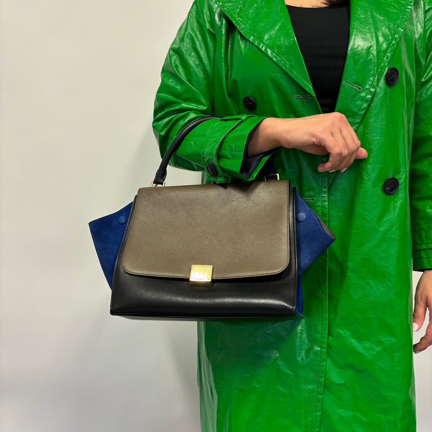 Celine Trapeze Medium Tri Tone GH