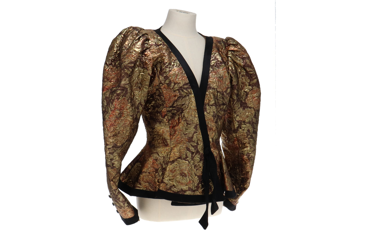 Ungaro Vntage 2 Piece Metallic Gold Suit Size 12