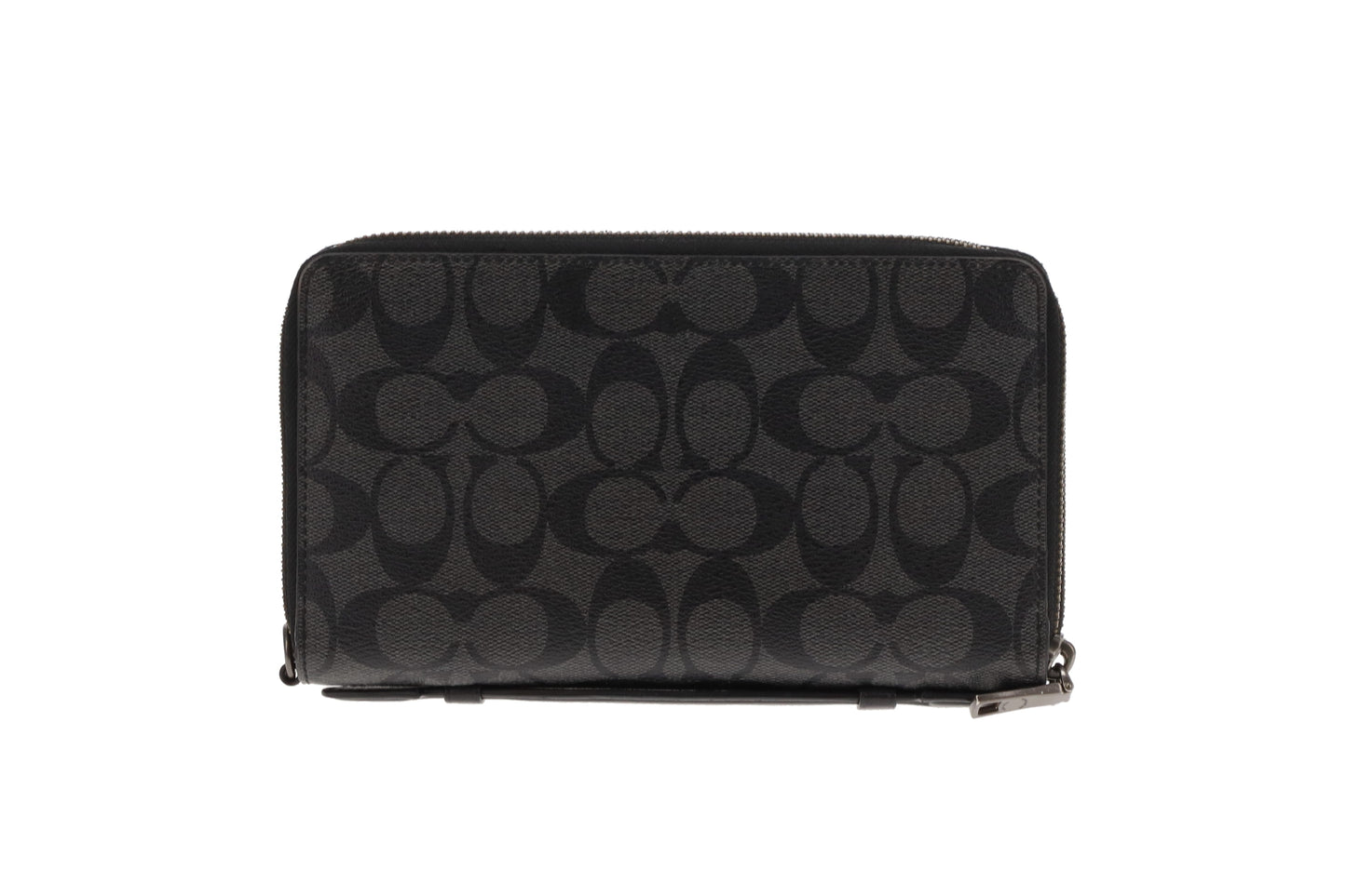 Coach Travel Wallet Black Signature