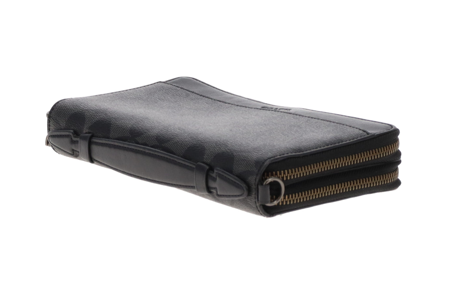 Coach Travel Wallet Black Signature