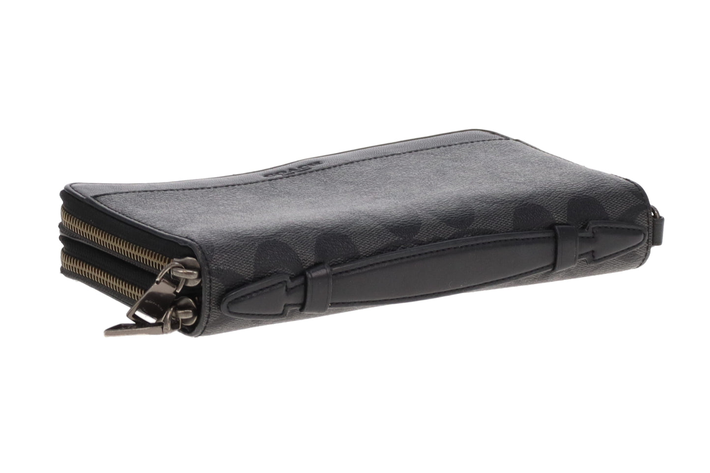Coach Travel Wallet Black Signature