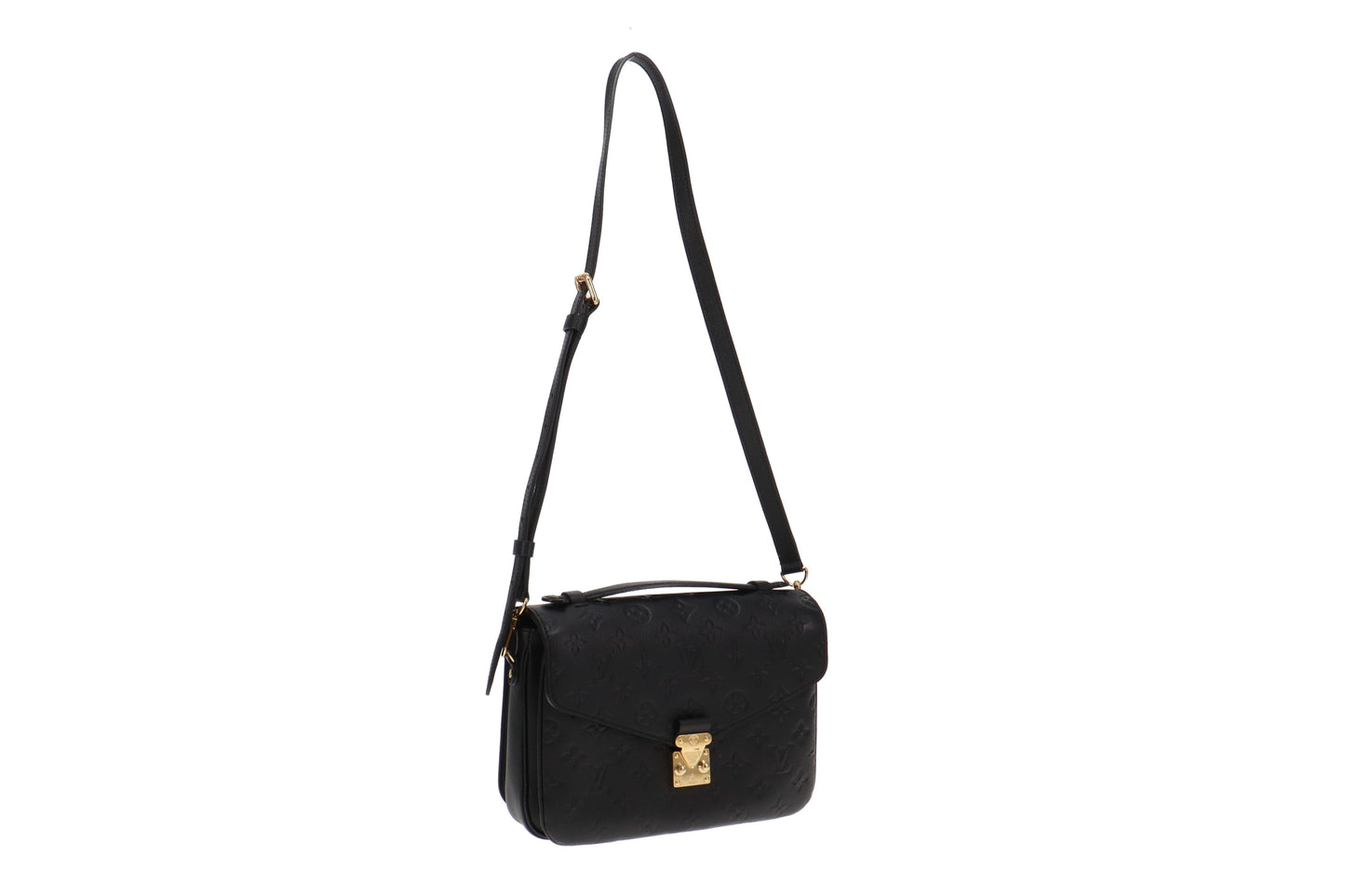 Louis Vuitton Noir Empreinte Pochette Metis DU4187