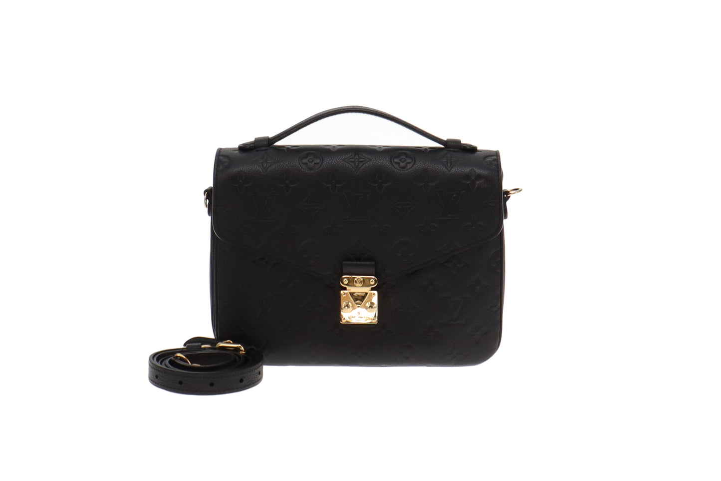Louis Vuitton Noir Empreinte Pochette Metis DU4187