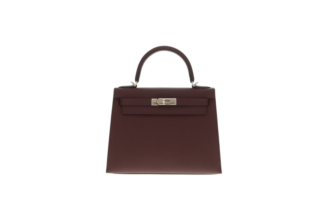 Hermes Kelly 28 Sellier Rouge H Epsom and Palladium HW 2022