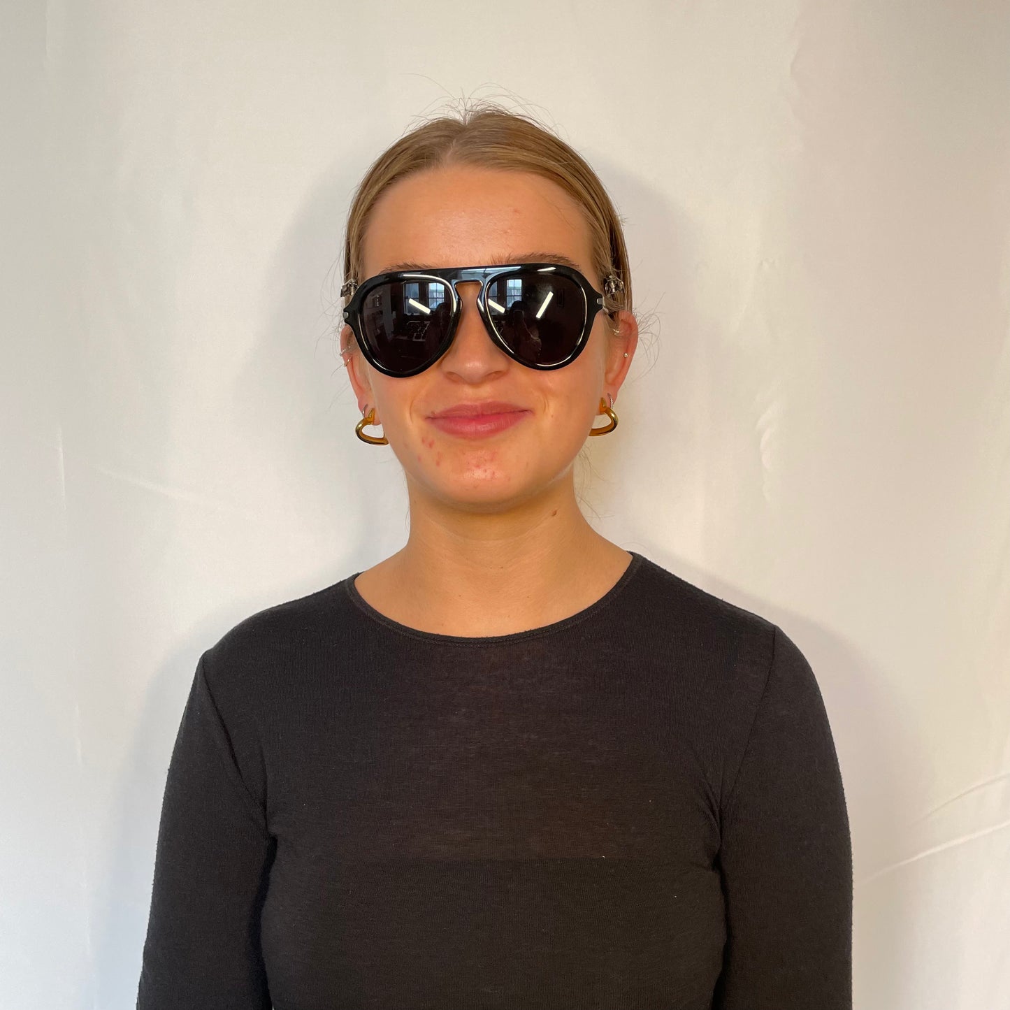 Gucci Black Resin Steampunk Sunglasses GG3737/s