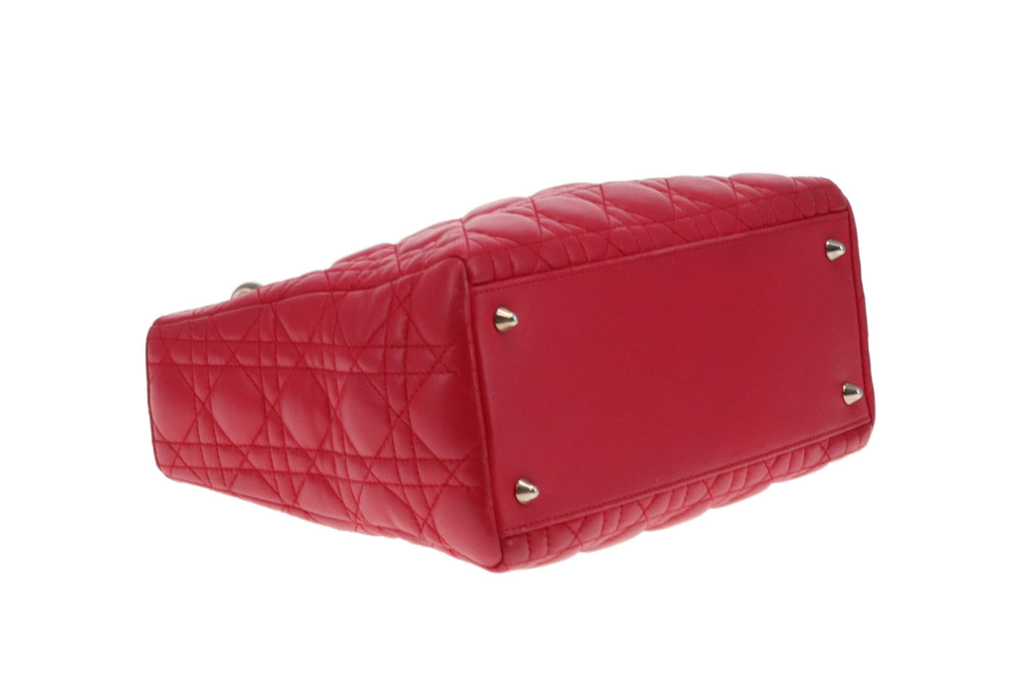 Dior Lady Dior Medium Pink Leather 2011