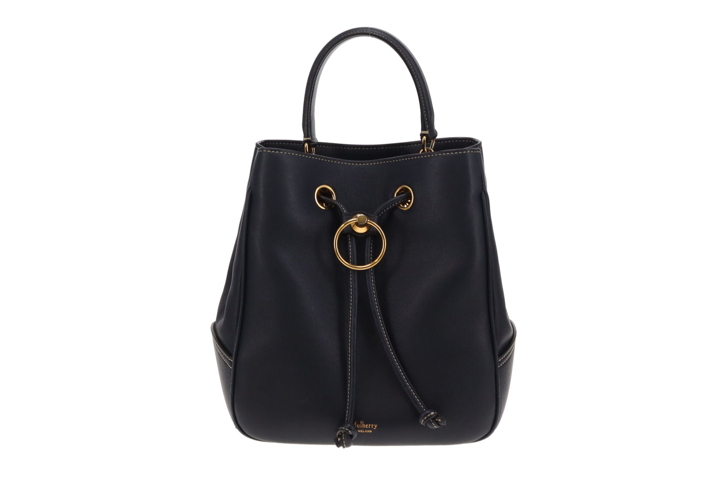 Mulberry Hampstead Bucket Bag Midnight GHW