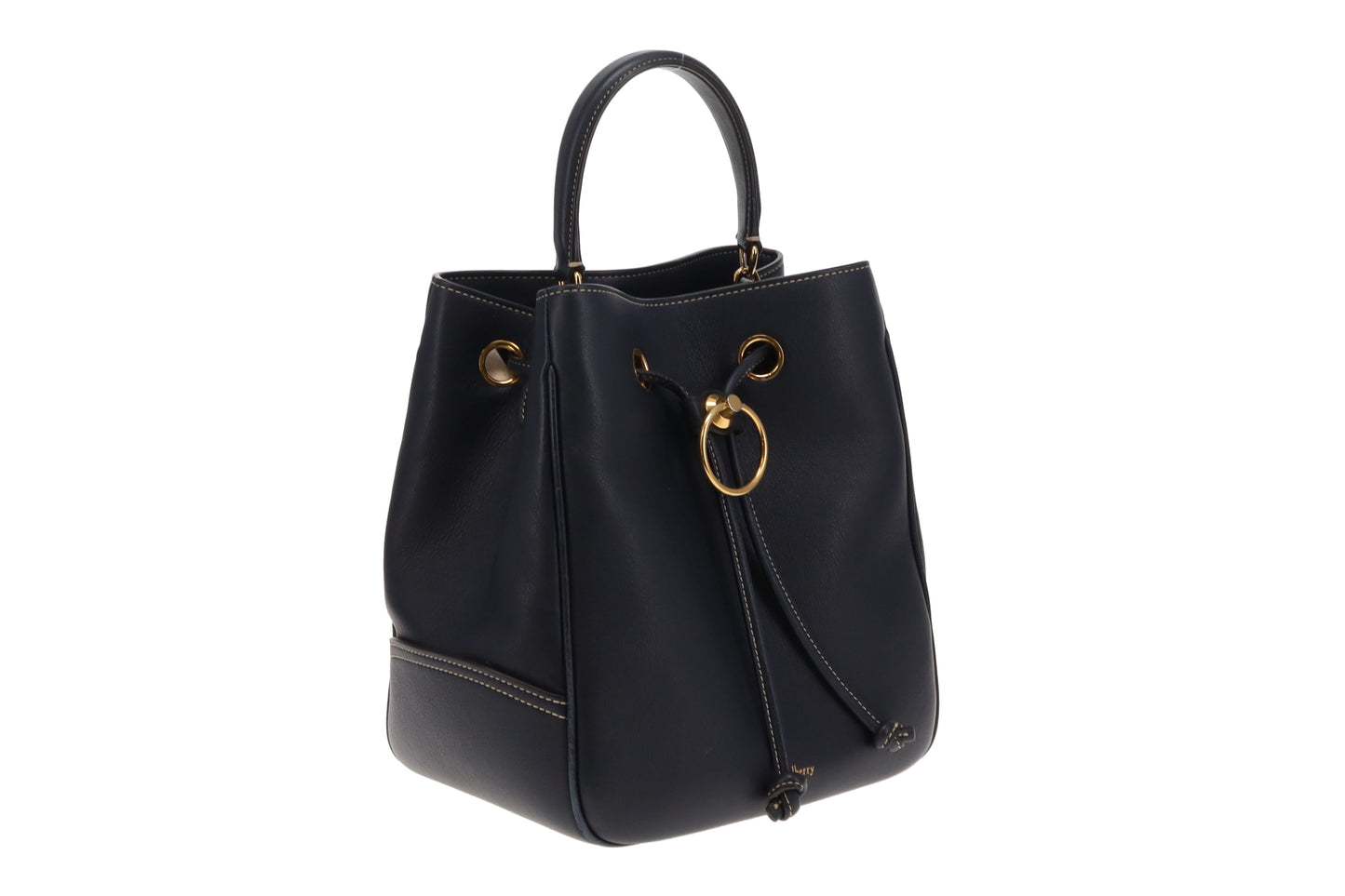 Mulberry Hampstead Bucket Bag Midnight GHW
