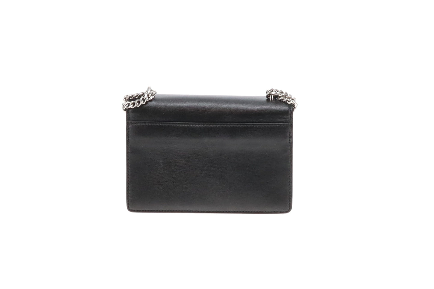 Saint Laurent Sunset Black Leather SHW Mini Bag 2017