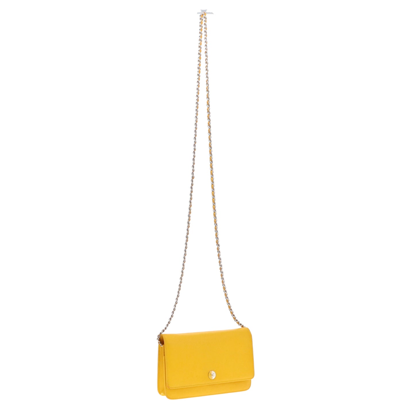 Chanel Wallet On Chain Timeless Caviar Yellow
