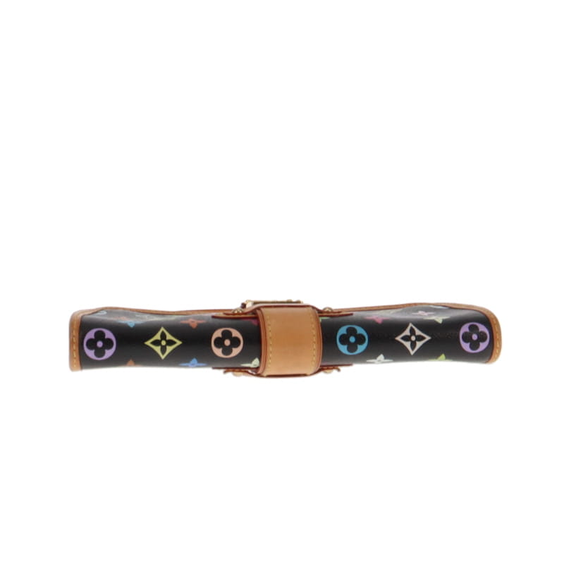 Louis Vuitton Black Multicolour Shirley Clutch On Strap