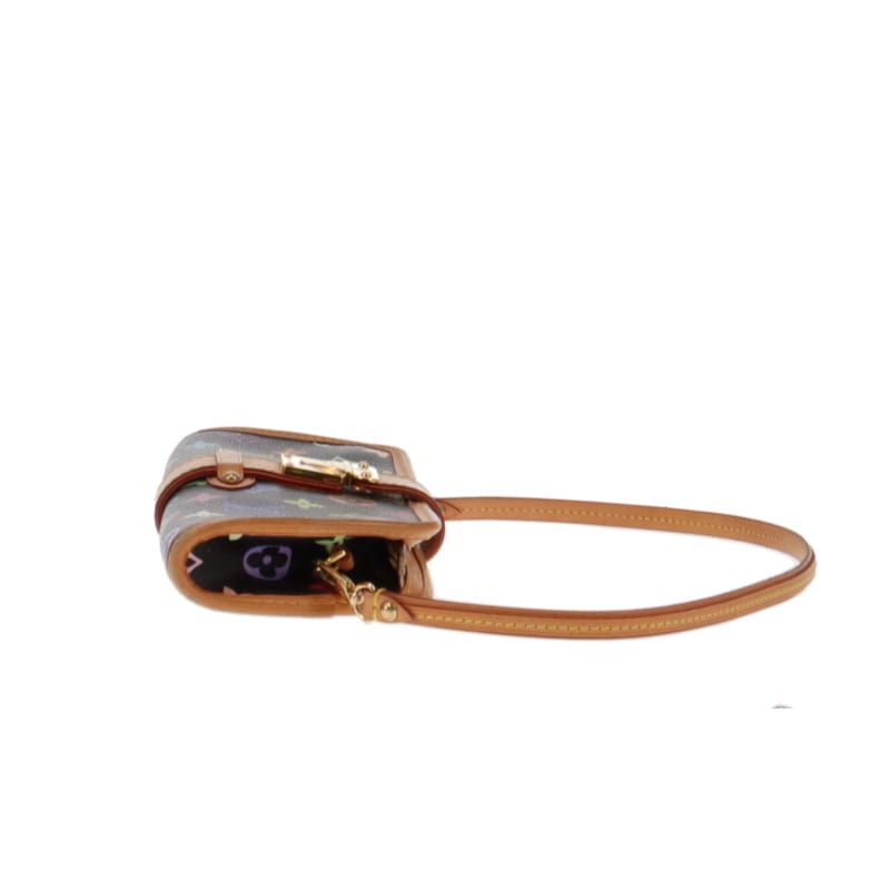 Louis Vuitton Black Multicolour Shirley Clutch On Strap