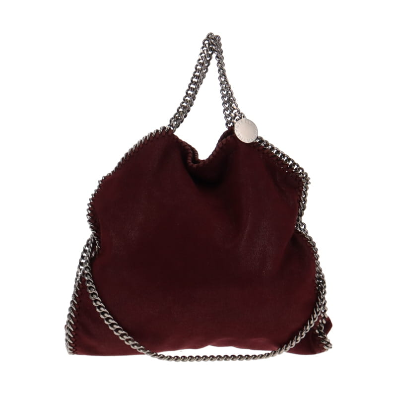 Stella McCartney Berry Shaggy Deer 3 Chain Falabella Shoulder Bag
