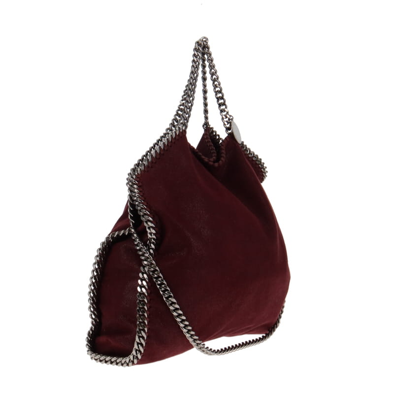 Stella McCartney Berry Shaggy Deer 3 Chain Falabella Shoulder Bag