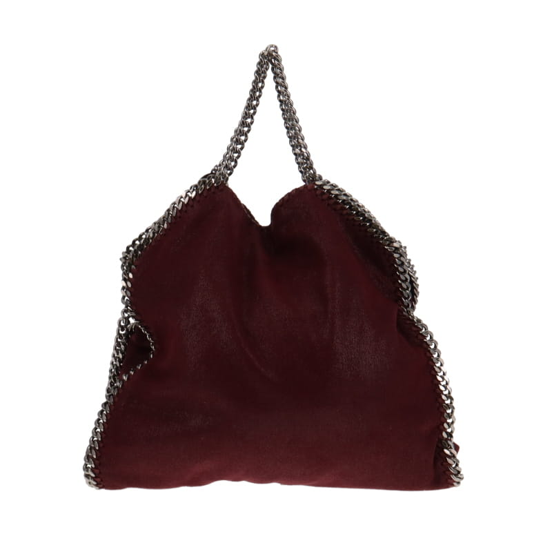 Stella McCartney Berry Shaggy Deer 3 Chain Falabella Shoulder Bag