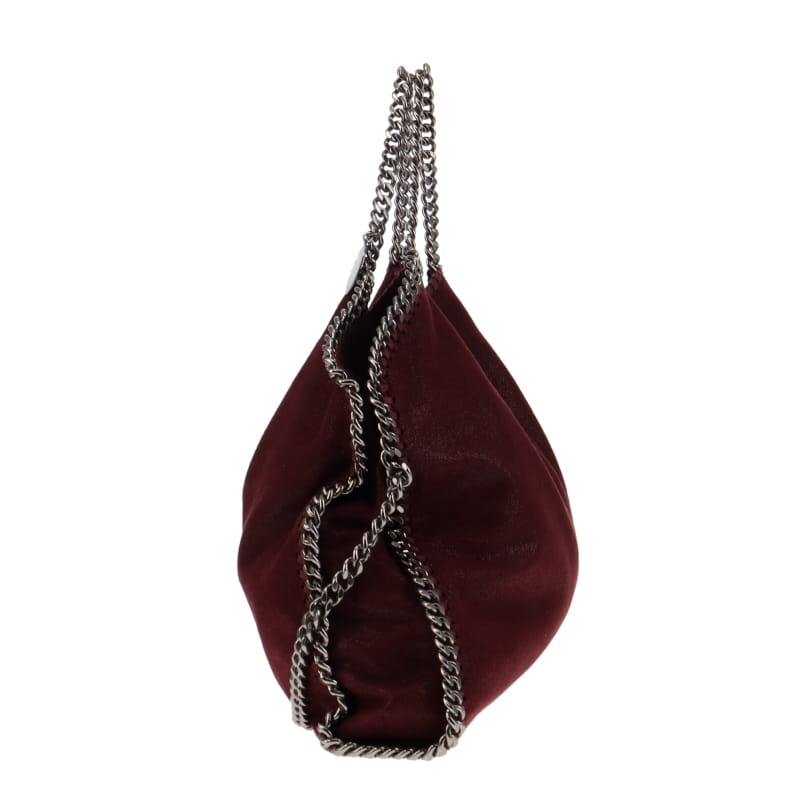 Stella McCartney Berry Shaggy Deer 3 Chain Falabella Shoulder Bag