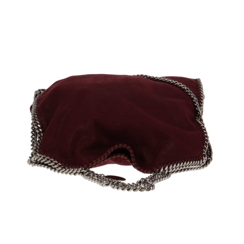 Stella McCartney Berry Shaggy Deer 3 Chain Falabella Shoulder Bag