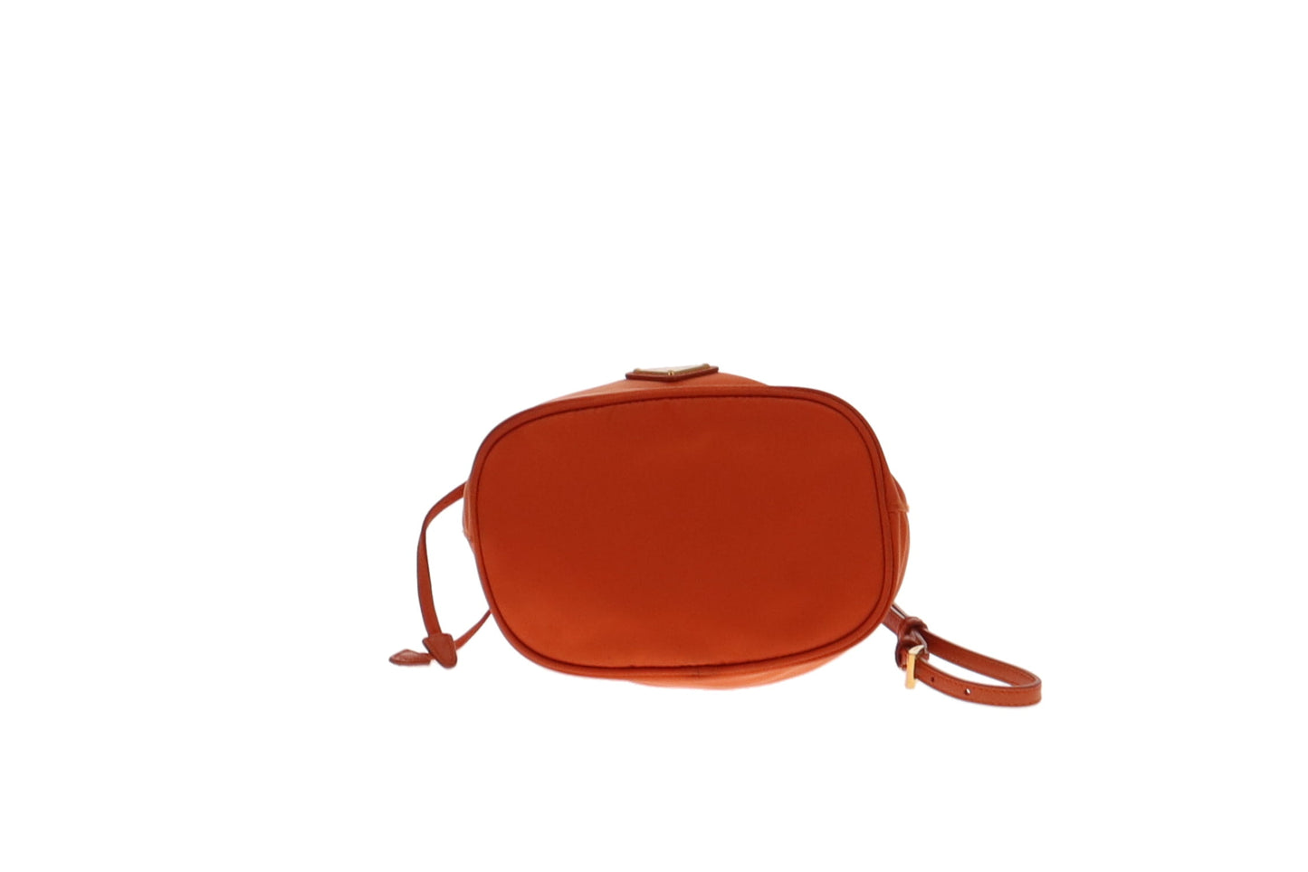 Prada Orange Nylon Bucket Pouch/Wristlet