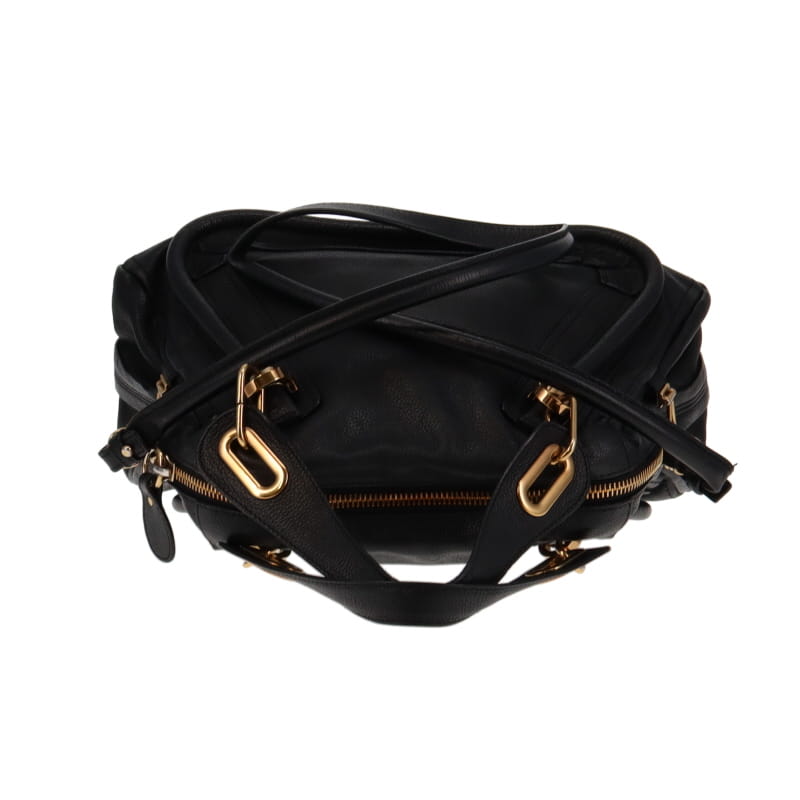Chloe Paraty Black Medium Grained Leather