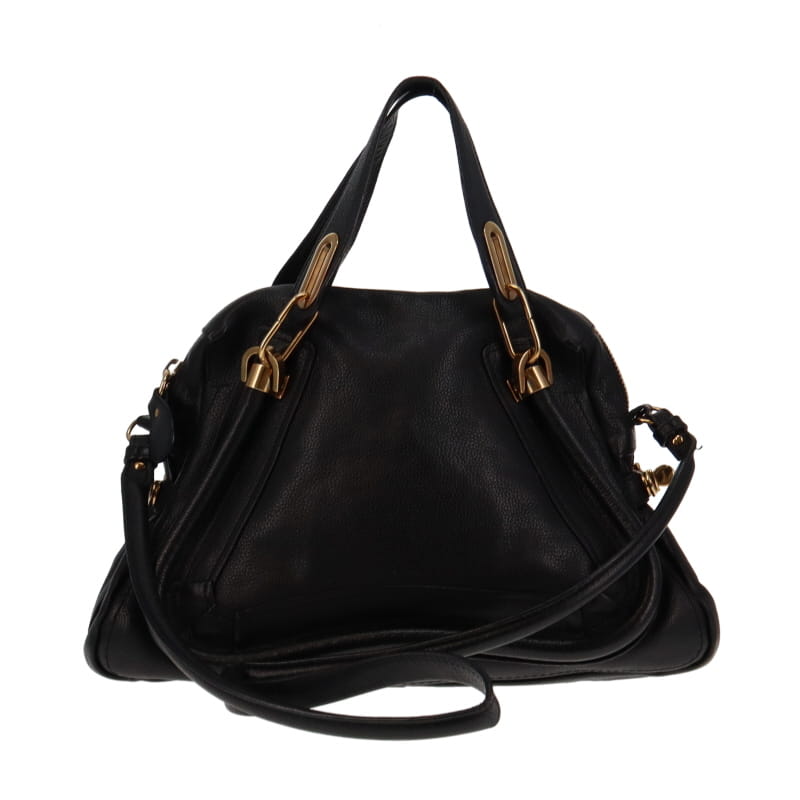 Chloe Paraty Black Medium Grained Leather