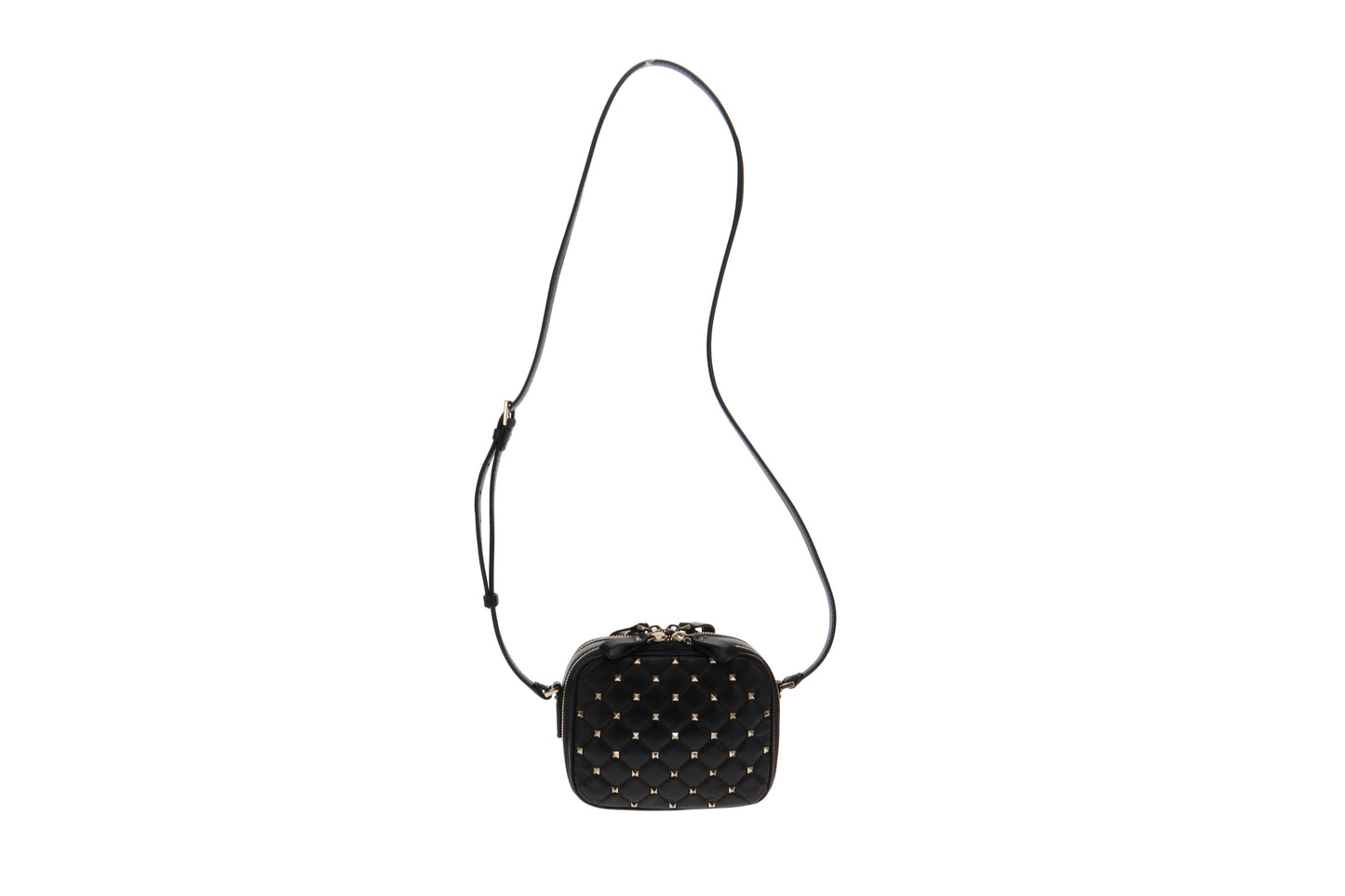 Valentino Double Zip Rockstud Spike Double Zip Camera Bag RRP €1100